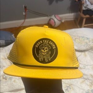 Yellow 'Burn the Ships' Trucker Hat